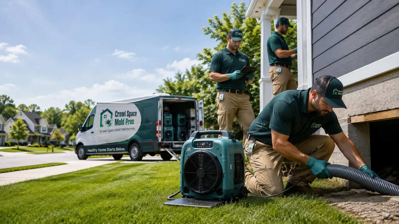 Crawl Space Mold Removal in La Vista, NE